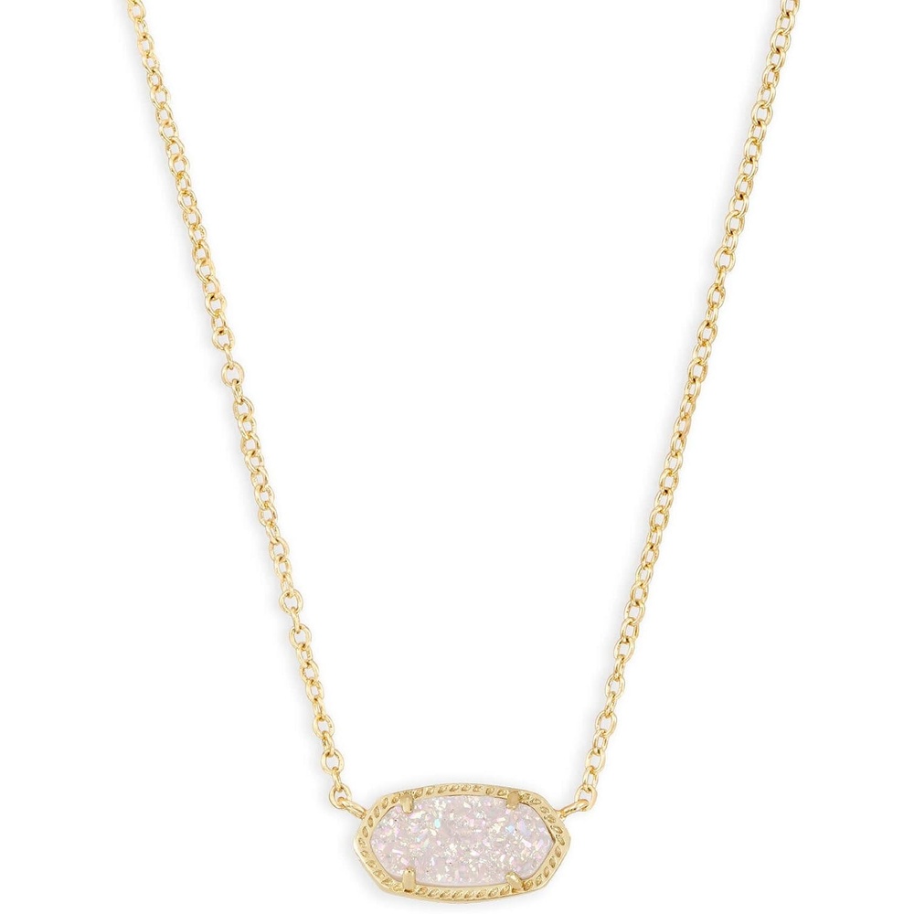 image:imageKendra Scott Elisa Pendant Necklace for Women Fashion Jewelry 14k GoldPlatedGOLD IRIDESCENT DRUSY