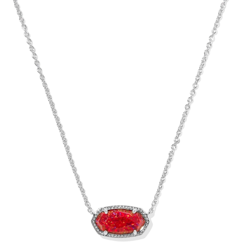 image:imageKendra Scott Elisa Pendant Necklace for Women Fashion Jewelry 14k GoldPlatedRHODIUM RED LAB GROWN OPAL