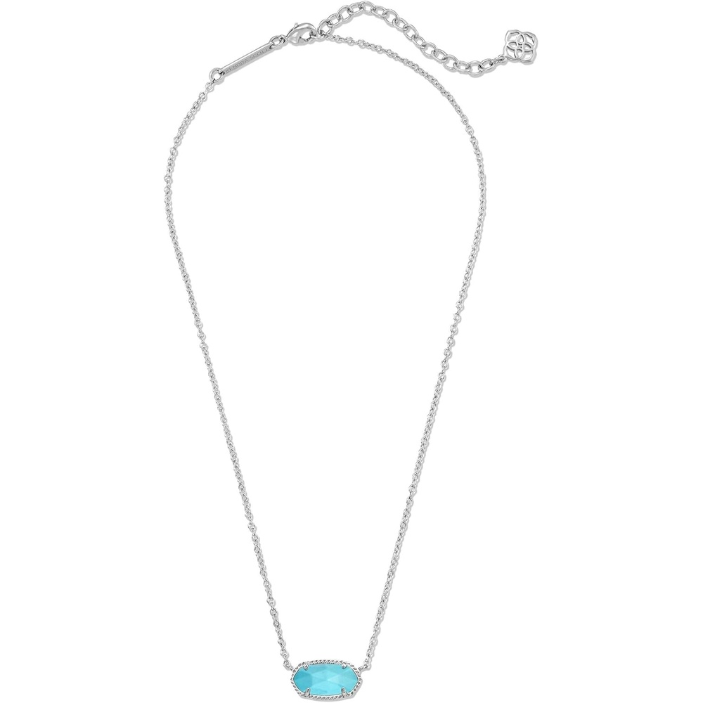 image:imageKendra Scott Elisa Pendant Necklace for Women Fashion Jewelry 14k GoldPlatedRHODIUM TURQUOISE