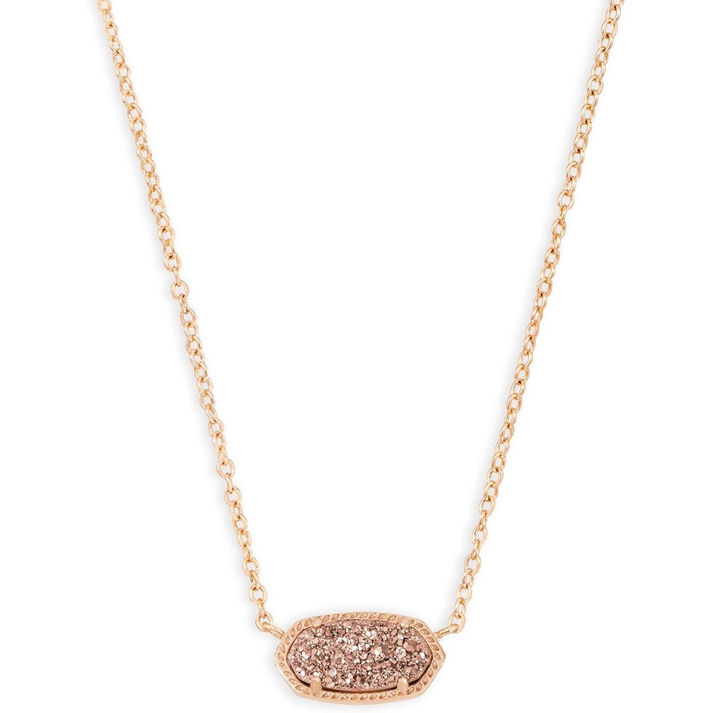 image:imageKendra Scott Elisa Pendant Necklace for Women Fashion Jewelry 14k GoldPlatedROSE GOLD ROSE GOLD DRUSY