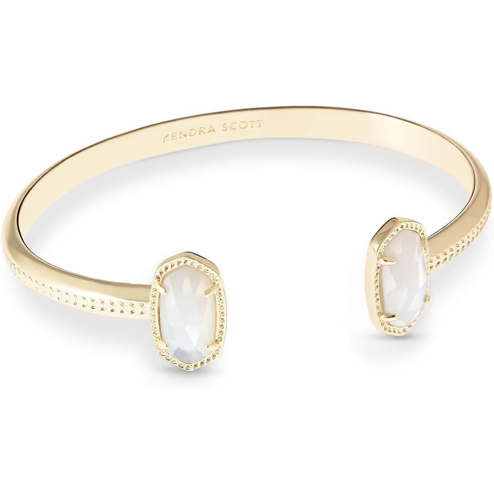 image:imageKendra Scott Elton Cuff Bracelet for Women Fashion JewelryGOLD  IVORY MOTHER OF PEARL