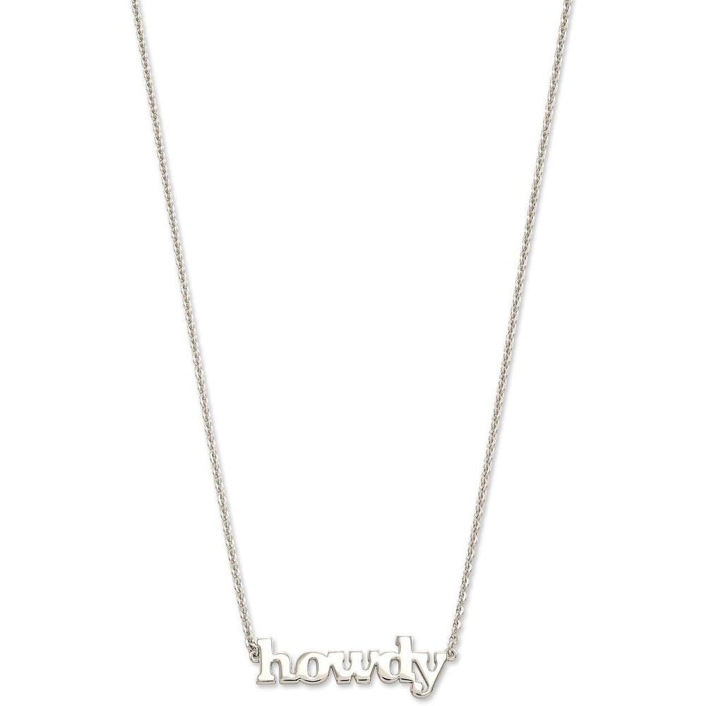 image:imageKendra Scott Howdy Pendant Necklace in Sterling Silver DemiFine Jewelry for Women
