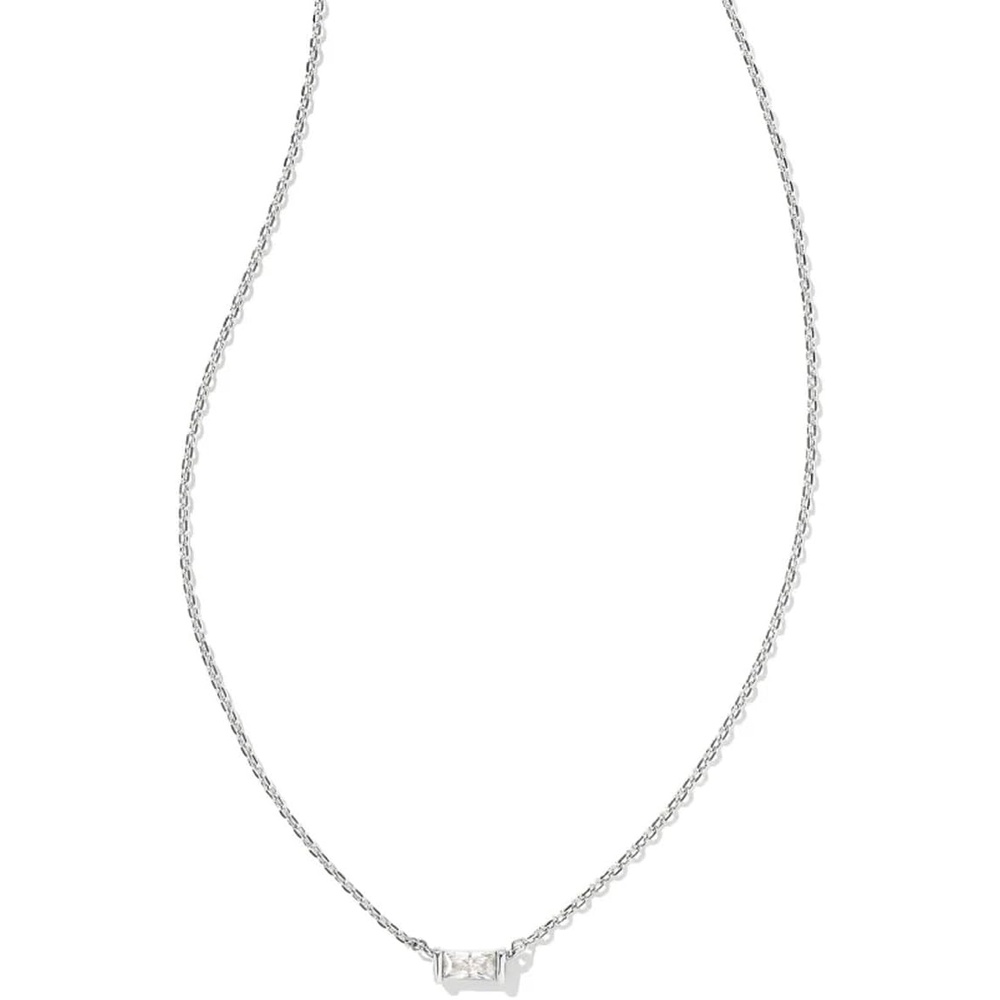 image:imageKendra Scott Juliette Necklace Fashion Jewelry for WomenRHODIUM WHITE CRYSTAL