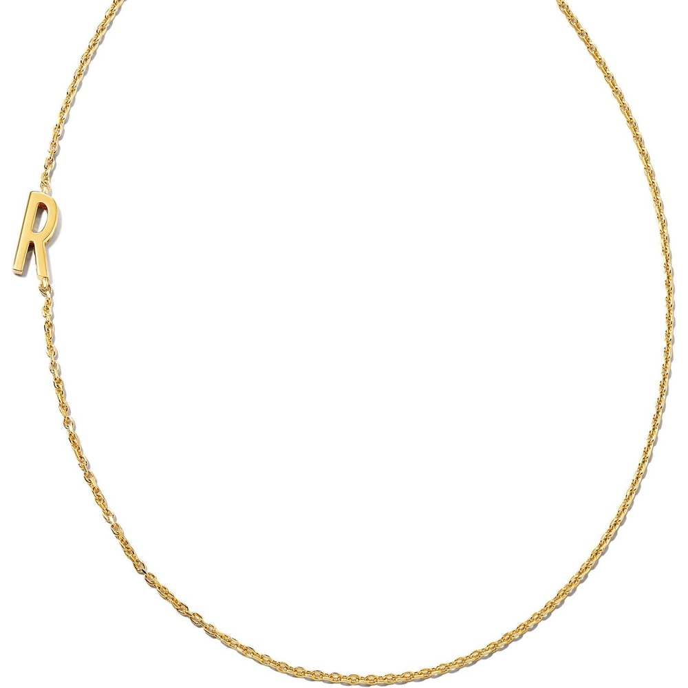 image:imageKendra Scott Letter AZ Inline Initial Necklace 18k Gold VermeilR
