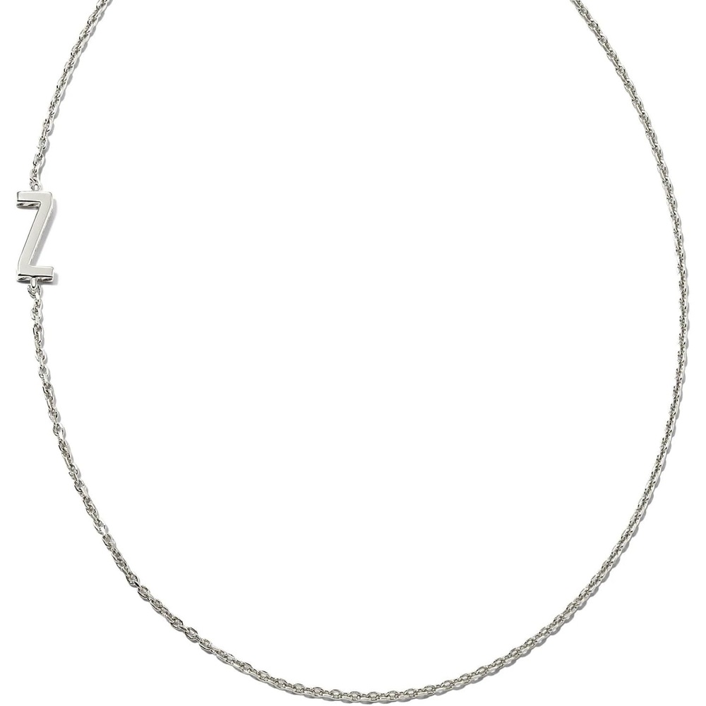 image:imageKendra Scott Letter AZ Inline Initial Necklace Sterling SilverZ