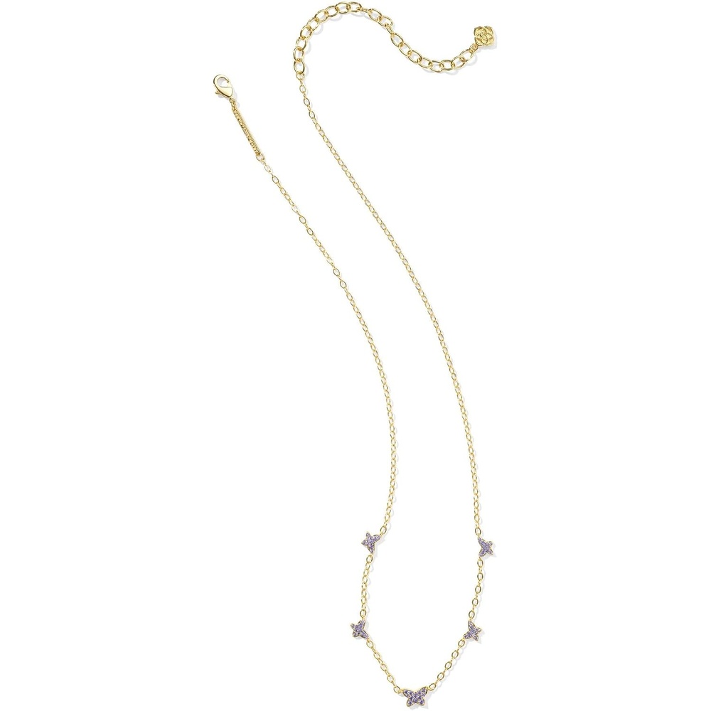 image:imageKendra Scott Lillia Crystal Strand Necklace Fashion Jewelry for WomenGOLD  VIOLET CRYSTAL