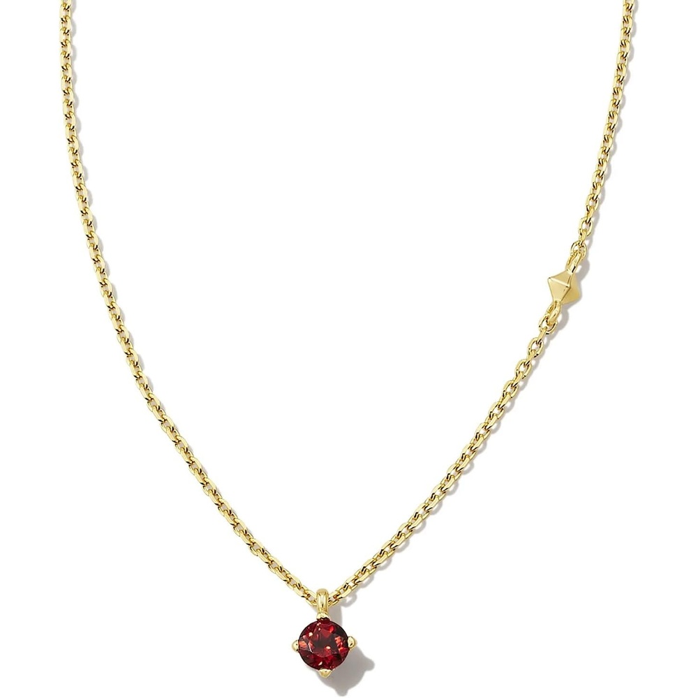 image:imageKendra Scott Maisie 18K Gold Vermeil Pendant NecklaceRED GARNET