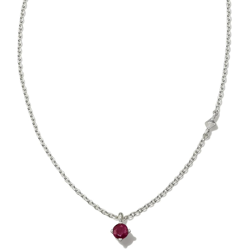 image:imageKendra Scott Maisie Sterling Silver Pendant NecklaceRUBY