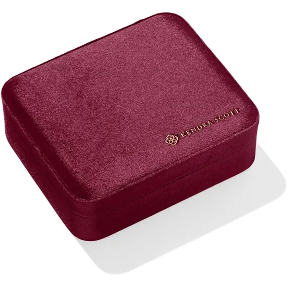 image:imageKendra Scott Mattie Large Case Burgundy Velvet