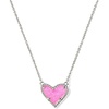 RHODIUM - HOT PINK DRUSY