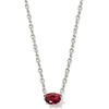 RHODIUM - BURGUNDY CRYSTAL