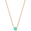 18K GOLD VERMEIL - CHRYSOPRASE