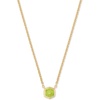 18K GOLD VERMEIL - GREEN PERIDOT