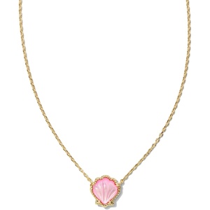 Kendra Scott Brynne Shell Short Pendant Necklace, Fashion Jewelry for Women(BLUSH MOTHER OF PEARL)