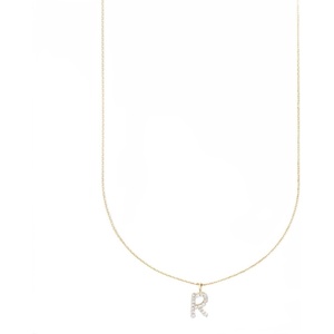 Kendra Scott Diamond Letter A-Z Pendant Necklace, Fine Jewelry For Women(LETTER R)