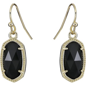 Kendra Scott Lee Drop Earrings for Women(Gold/Black)