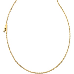 Kendra Scott Letter A-Z Inline Initial Necklace, 18k Gold Vermeil(A)