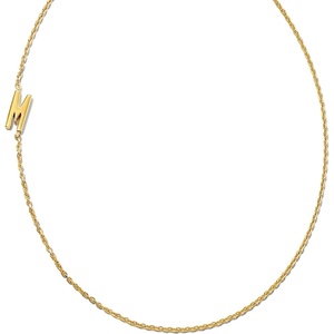 Kendra Scott Letter A-Z Inline Initial Necklace, 18k Gold Vermeil(M)