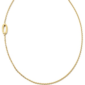Kendra Scott Letter A-Z Inline Initial Necklace, 18k Gold Vermeil(O)