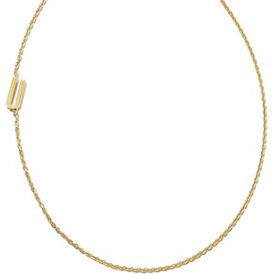 Kendra Scott Letter A-Z Inline Initial Necklace, 18k Gold Vermeil(U)