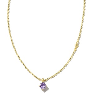 Kendra Scott Maisie 18K Gold Vermeil Pendant Necklace(AMETHYST)