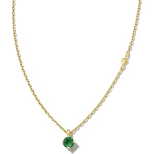 Kendra Scott Maisie 18K Gold Vermeil Pendant Necklace(GREEN ONYX)