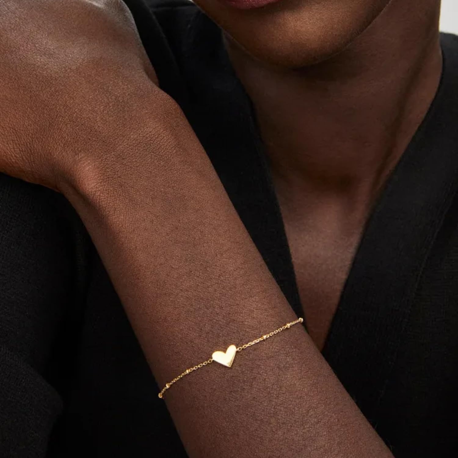 image:imageKendra Scott Ari Heart Delicate Bracelet18K GOLD VERMEIL