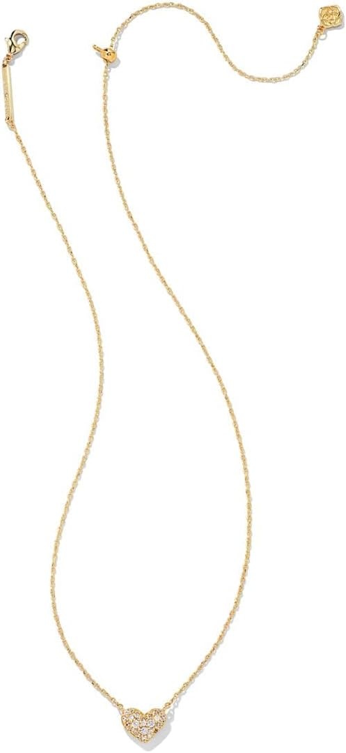 image:imageKendra Scott Ari amp Haven Heart Necklace Gift Set Fashion Jewelry for WomenGOLD WHITE CUBIC ZIRCONIA