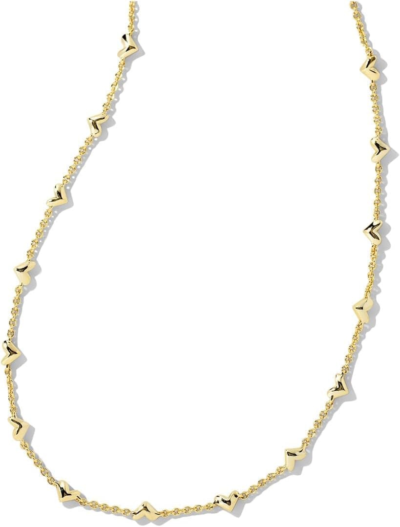 image:imageKendra Scott Ari amp Haven Heart Necklace Gift Set Fashion Jewelry for WomenGOLD WHITE CUBIC ZIRCONIA