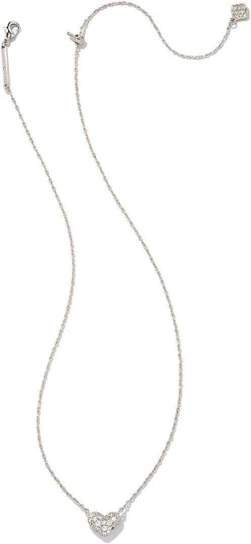 image:imageKendra Scott Ari amp Haven Heart Necklace Gift Set Fashion Jewelry for WomenRHODIUM WHITE CUBIC ZIRCONIA