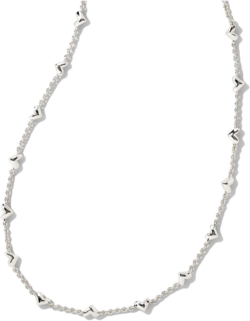 image:imageKendra Scott Ari amp Haven Heart Necklace Gift Set Fashion Jewelry for WomenRHODIUM WHITE CUBIC ZIRCONIA