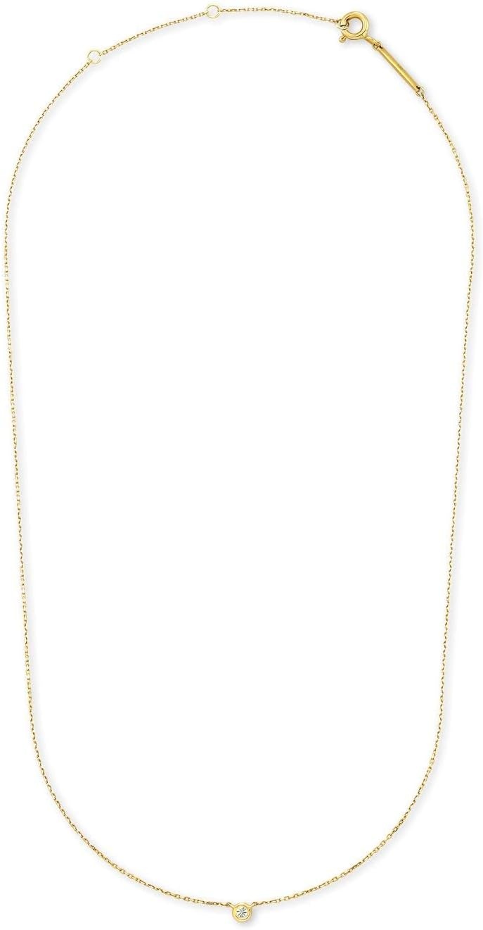image:imageKendra Scott Audrey Pendant Necklace Fine Jewelry for Women14K GOLD WHITE DIAMOND