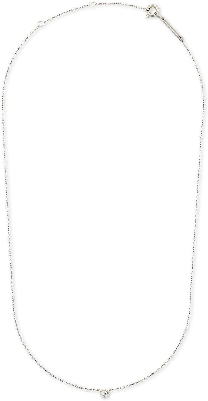image:imageKendra Scott Audrey Pendant Necklace Fine Jewelry for Women14K WHITE GOLD WHITE DIAMOND