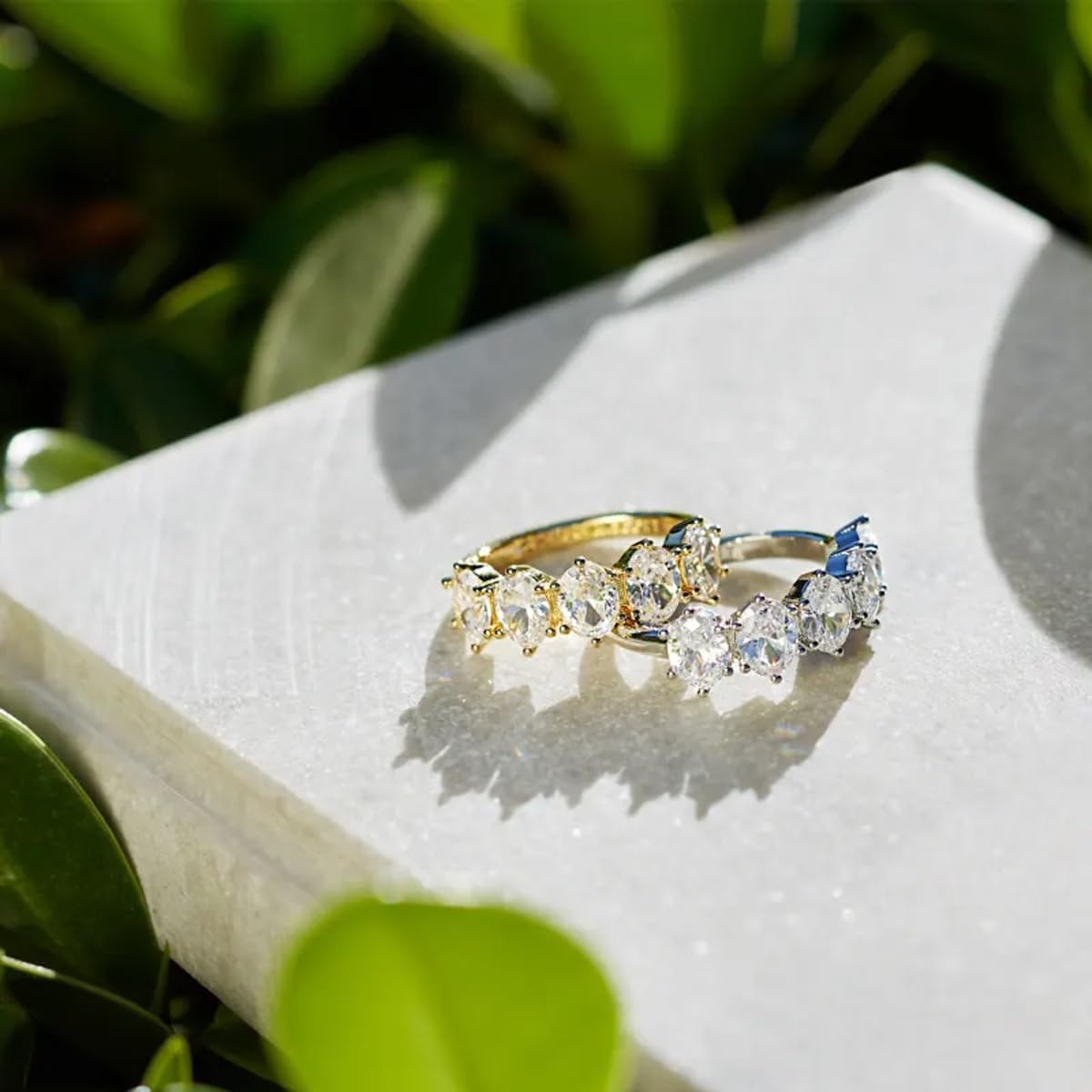 image:imageKendra Scott Cailin 14k Crystal Band Ring Fashion Jewelry For WomenGOLD METAL WHITE CUBIC ZIRCONIA