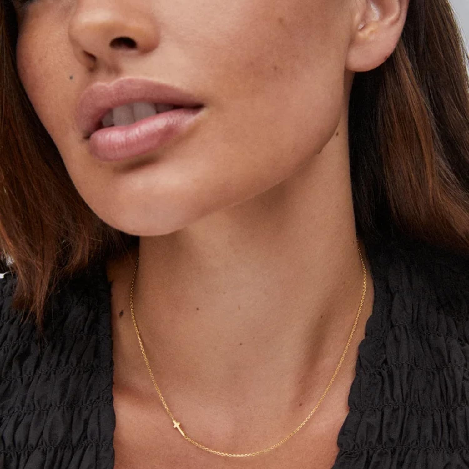 image:imageKendra Scott Cross Inline Necklace 18k Gold Vermeil DemiFine Jewelry for Women