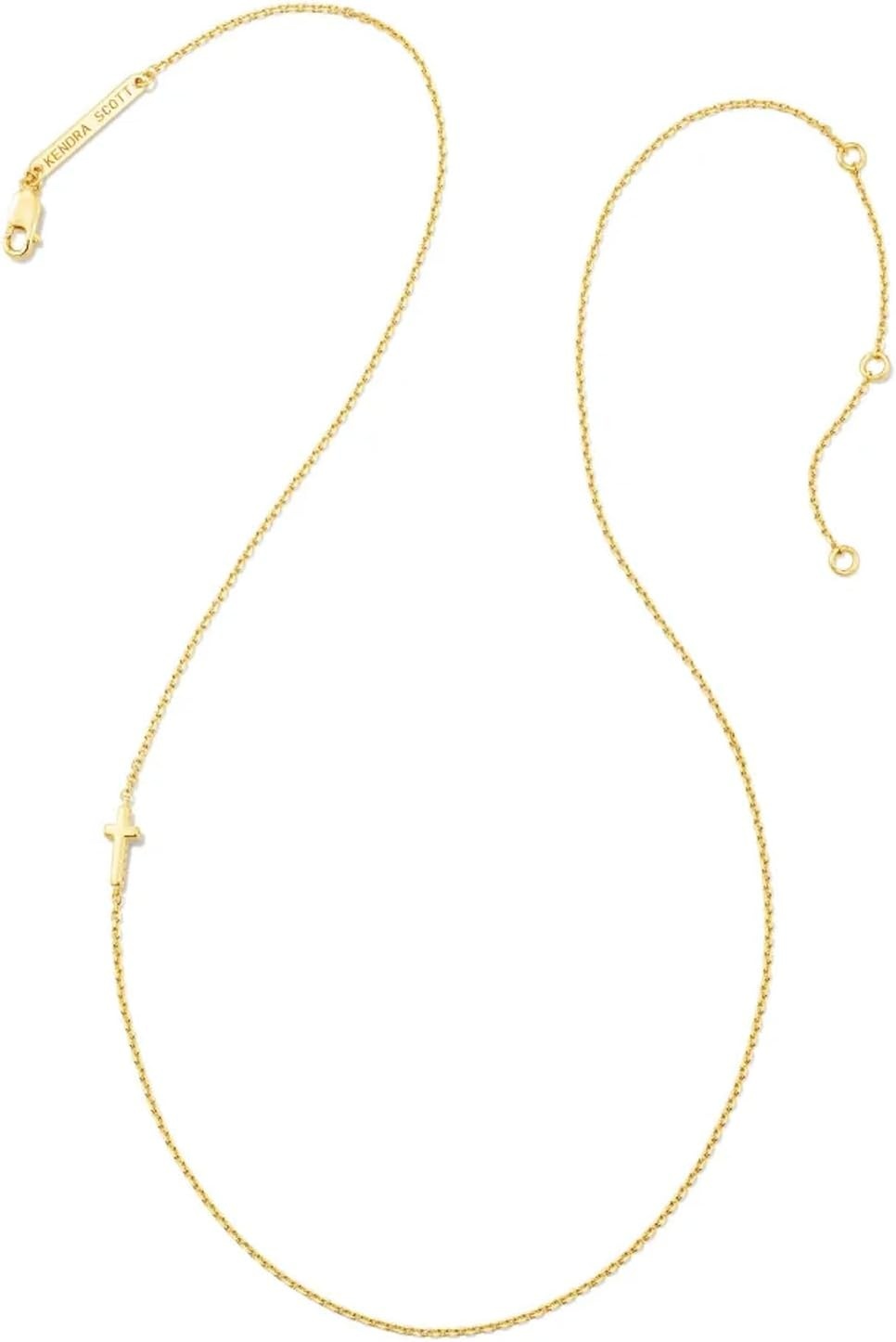 image:imageKendra Scott Cross Inline Necklace 18k Gold Vermeil DemiFine Jewelry for Women