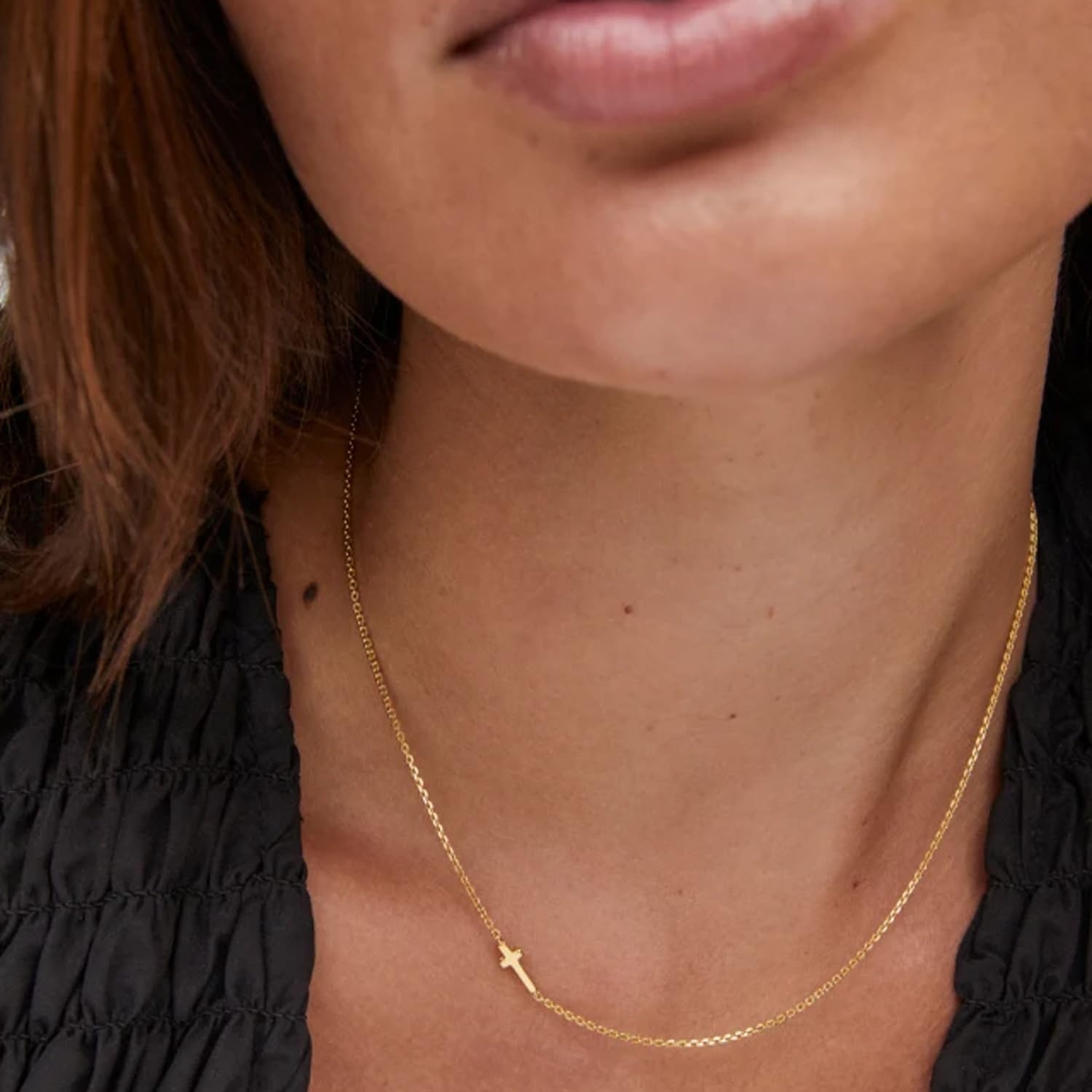 image:imageKendra Scott Cross Inline Necklace 18k Gold Vermeil DemiFine Jewelry for Women