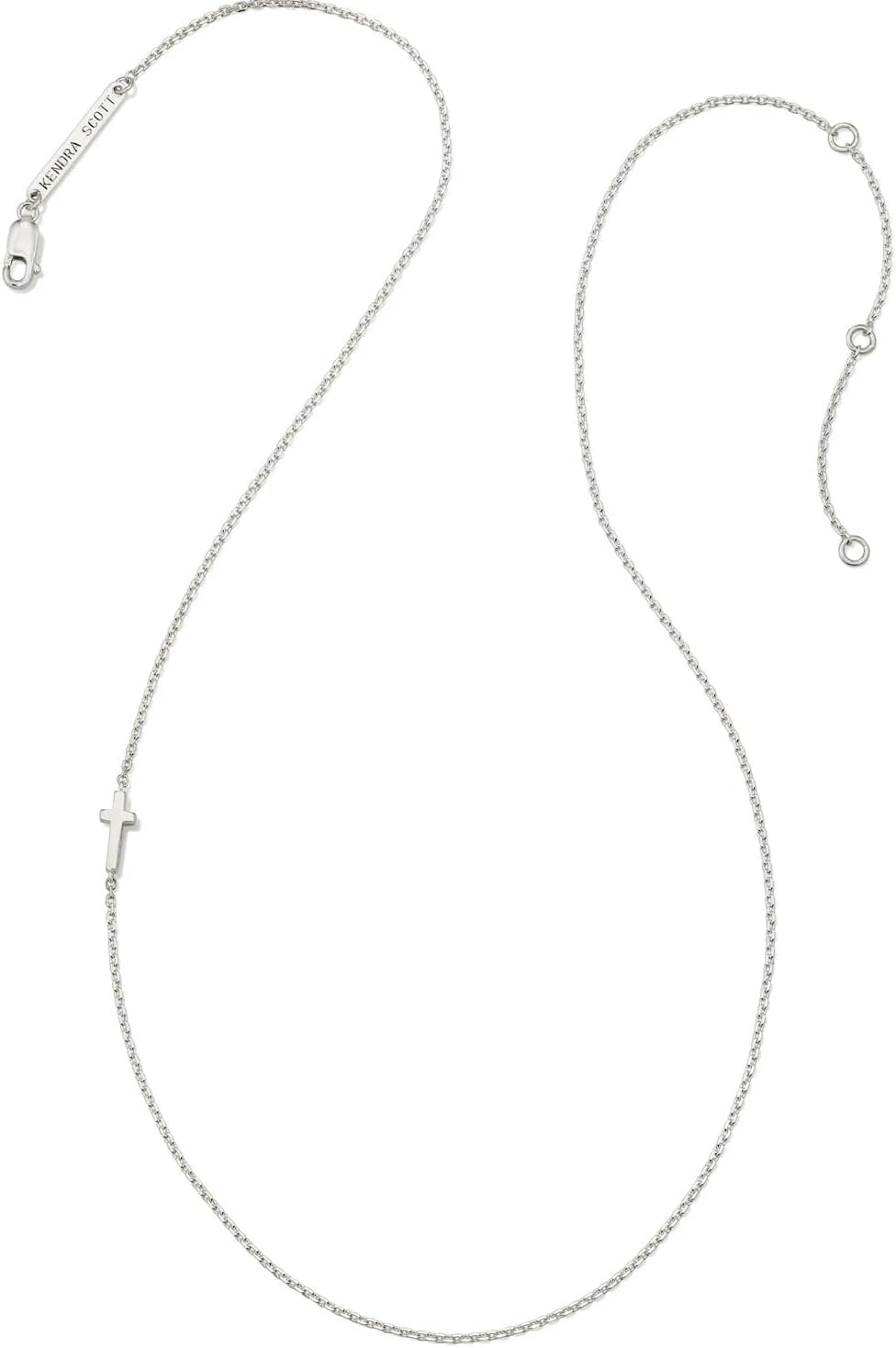 image:imageKendra Scott Cross Inline Necklace Sterling Silver DemiFine Jewelry for Women