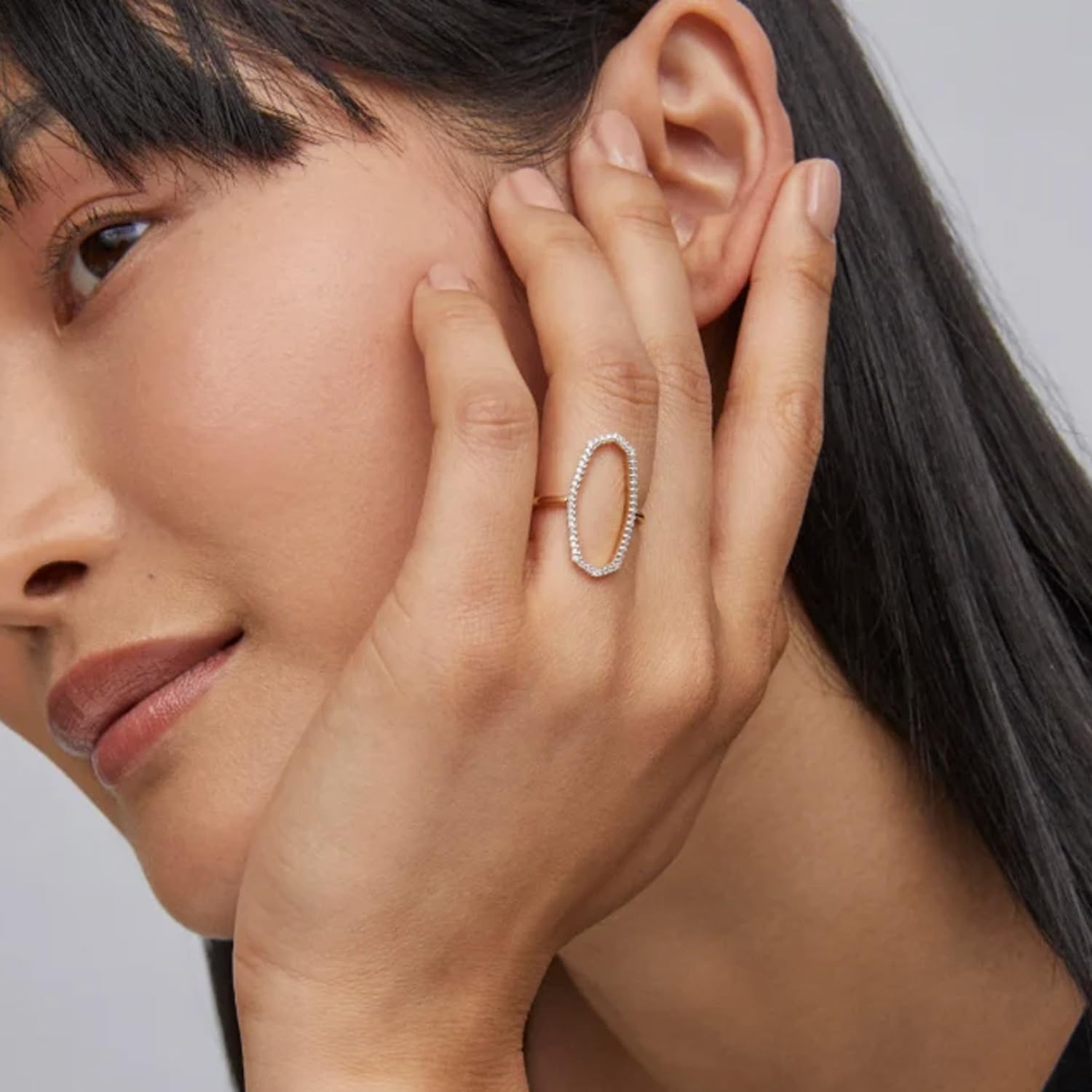 image:imageKendra Scott Dani 14k Gold Open Ring Fine Jewelry for Women14K GOLD WHITE DIAMOND