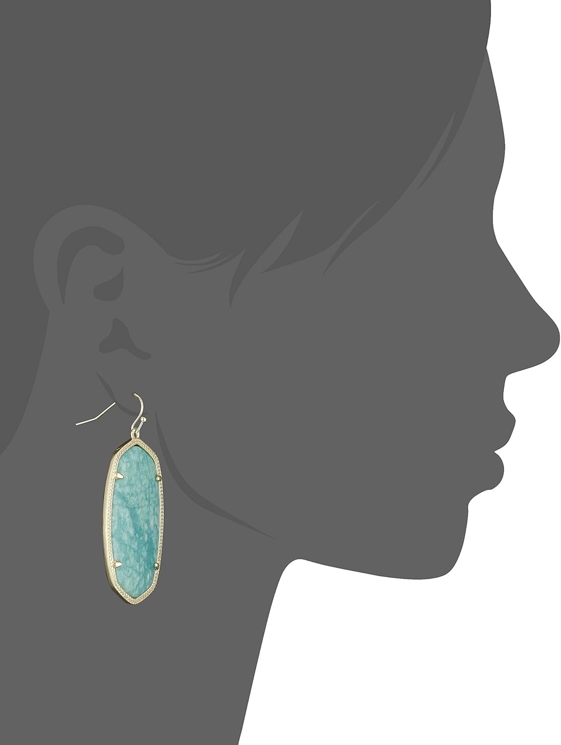 image:imageKendra Scott Danielle Statement Earrings for Women Fashion JewelryAmazoniteGold plated