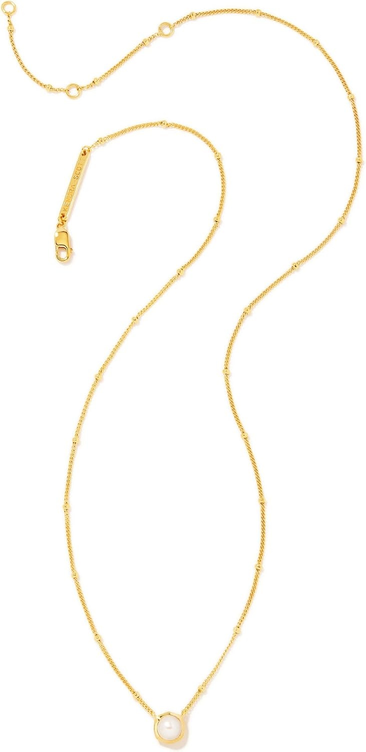 image:imageKendra Scott Davie Pearl Pendant Necklace in White Pearl Fine Jewelry for WomenWHITE PEARL