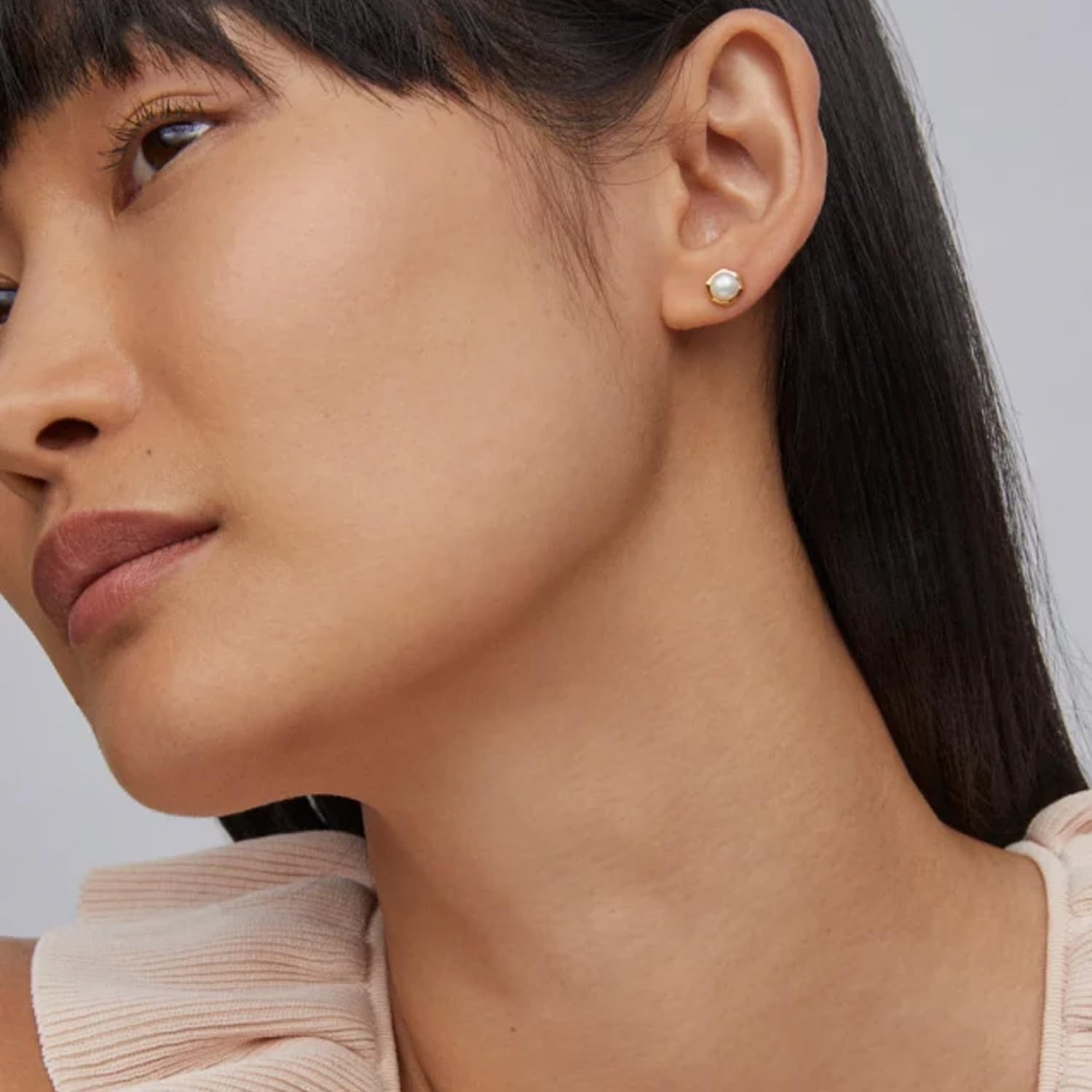 image:imageKendra Scott Davie Pearl Stud Earring 18k Gold Vermeil DemiFine Jewelry for Women White Pearl