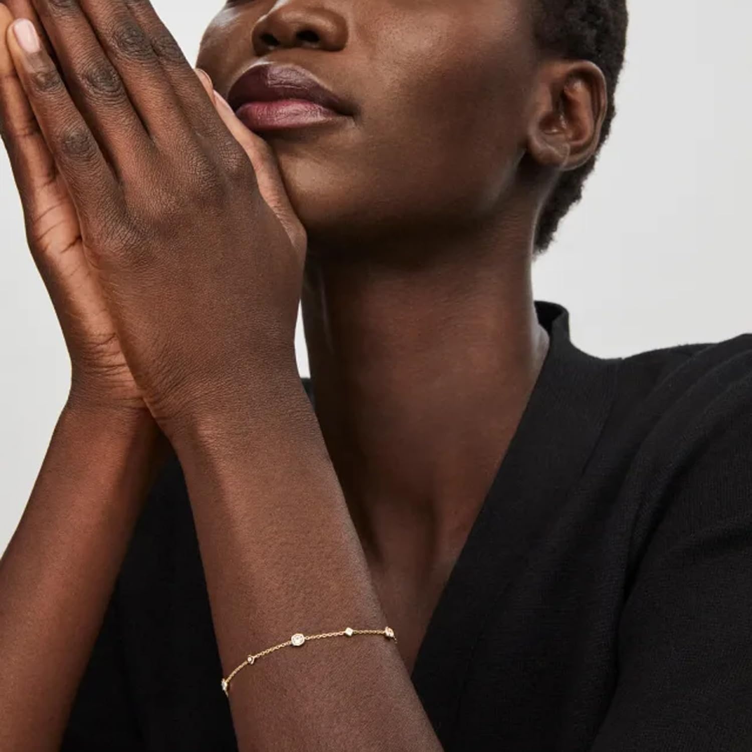 image:imageKendra Scott Davie Trio Delicate BraceletWHITE SAPPHIRE