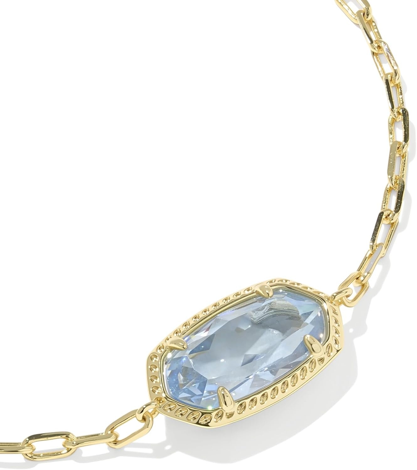 image:imageKendra Scott Elaina Luxe Chain Bracelet Fashion Jewelry for WomenGOLDLIGHT BLUE CUBIC ZIRCONIA