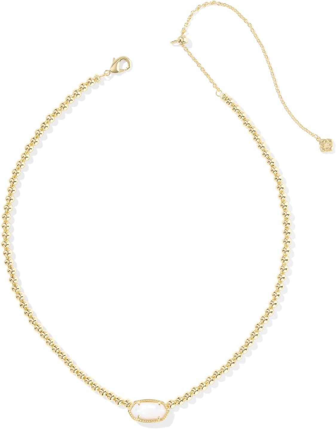 image:imageKendra Scott Elisa Beaded Necklace Fashion Jewelry for WomenIVORY MOTHER OF PEARL