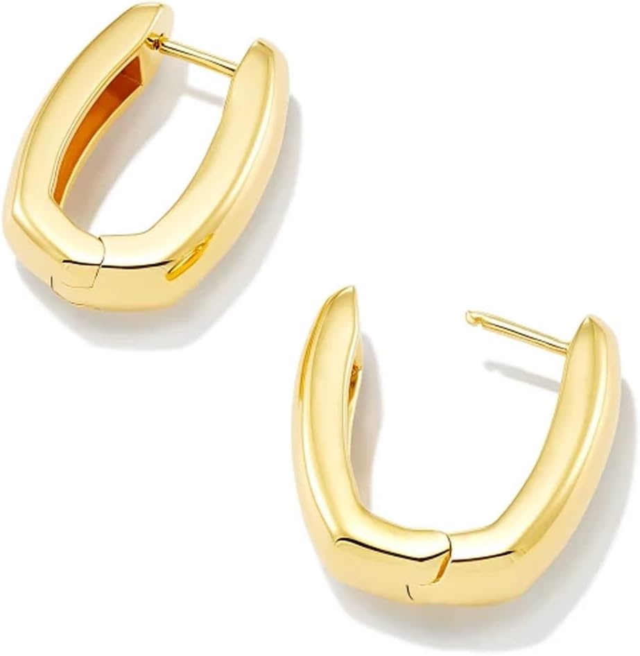 image:imageKendra Scott Ellen Wide Huggie Earrings18K GOLD VERMEIL