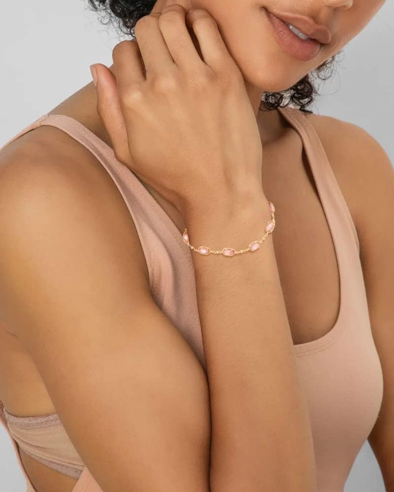 image:imageKendra Scott Emilie Link Bracelet for Women Fashion JewelryRHODIUM PLATINUM DRUSY