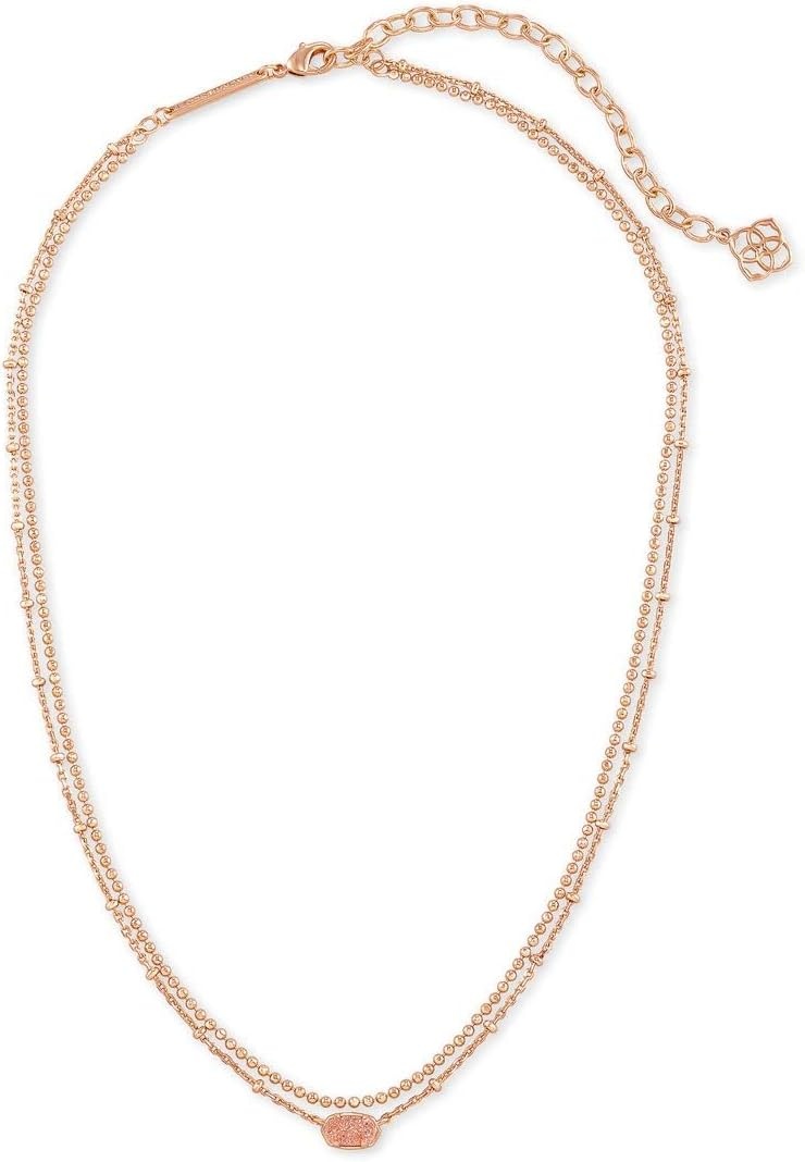 image:imageKendra Scott Emilie Multi Strand Necklace Fashion Jewelry for WomenROSE GOLD SAND DRUSY