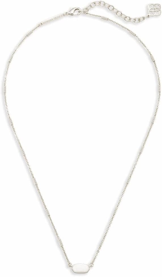 image:imageKendra Scott Fern Pendant Necklace for WomenBRIGHT SILVER WHITE GOLD METAL