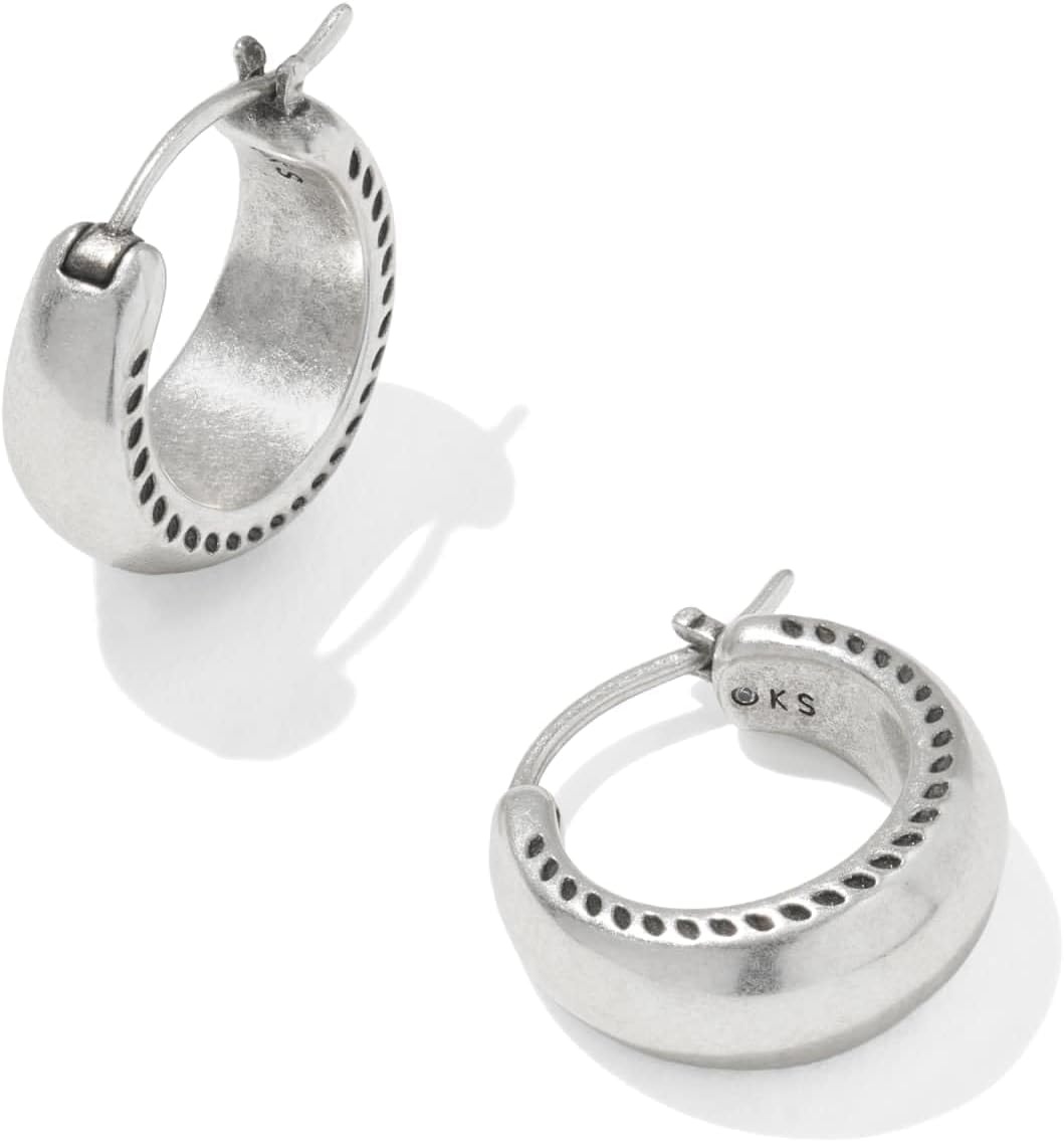 image:imageKendra Scott Gabriella Set Huggie Earring Fashion Jewelry for WomenVintage Silver Metal